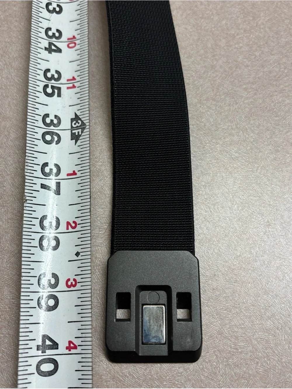 Groove Life Belt Gun Metal Grey Magnetic Buckle Men’s Golf OSFM Black Webbing - Picture 7 of 7